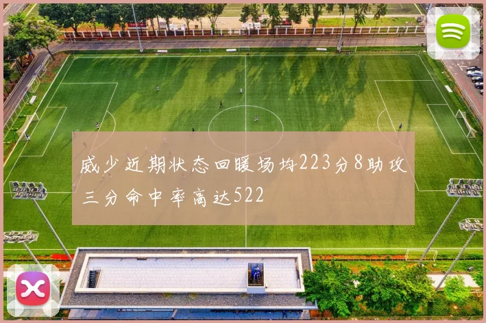 威少近期状态回暖场均223分8助攻三分命中率高达522